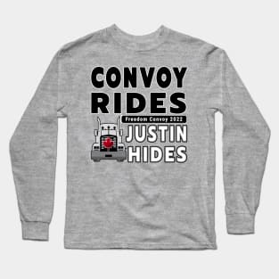 TRUCKERS FOR FREEDOM CONVOY  2022 TO OTTAWA CANADA Long Sleeve T-Shirt